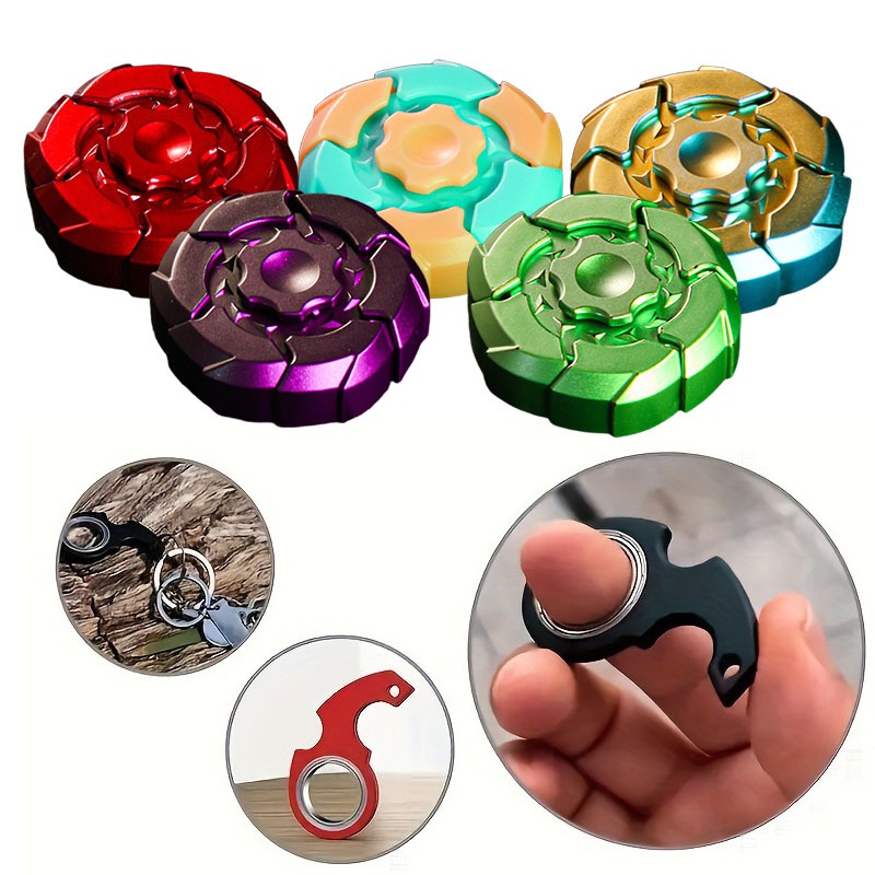 Đồ chơi Spinner phát sáng EDC Fidget Spinner tự động xoay tay cứu trợ căng thẳng nghiên cứu / làm vi