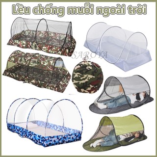 Lưới Ngoài Trời Lều Lưới Cắm Trại Lưới Lều Có Túi Mang Theo Đa Năng Cho Giường Sân Cắm Trại Du Lịch