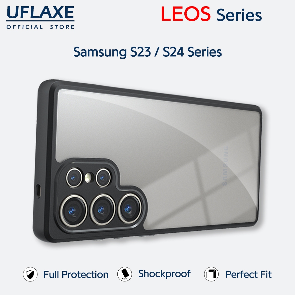 UFLAXE LEOS - Ốp Lưng Samsung Galaxy S23 S24 S24 Plus S24 FE S24 Ultra S23 FE - Ốp Lưng Cứng Chống S