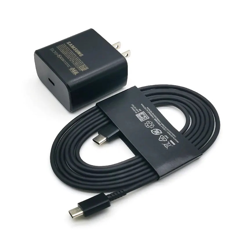 45w Samsung US Plug PD Charger Bộ sạc sạc siêu nhanh cho Galaxy Z Flip Fold 6 5 4 3 2 S25 S24 S23 S2
