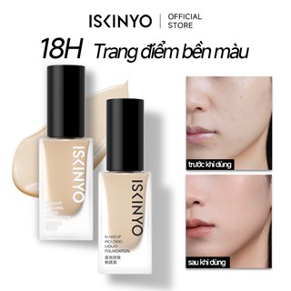 Kem nền ISKINYO ,che khuyết điểm, dạng lỏng kiềm dầu, lâu trôi , cho lớp nền mịn chính hãng
