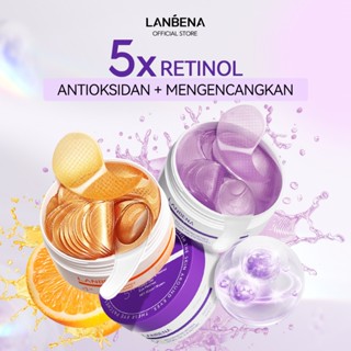 MẶT NẠ MẮT LANBENA VÀNG RETINOL 7X 24K 4X VITAMIN C TRẺ HÓA VÙNG DA QUANH MẮT LÀM MỜ QUẦNG THÂM MẮT (2 Hộp/120 miếng)