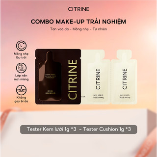  Mẫu Thử Kem Nền & Cushion - CITRINE - Bộ 6 Gói Mẫu Thử Cho Lớp Nền Hoàn Hảo 