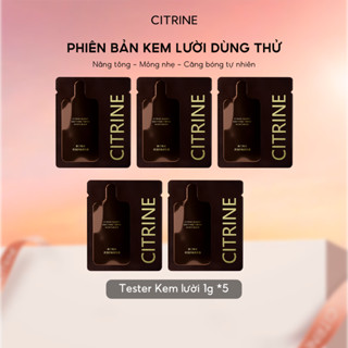  Mẫu Thử Kem Lười - CITRINE - Bộ 5 Gói Mẫu Thử Nền Tự Nhiên Dưỡng Ẩm Lớp Lót Trang Điểm 