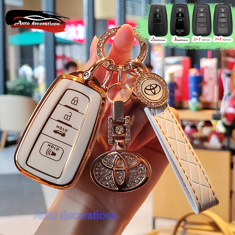 Vỏ chìa khóa ô tô thông minh Toyota Cho móc khóa Toyota CAMRY / ALTIS / COROLLA CROSS / CROSS 2024