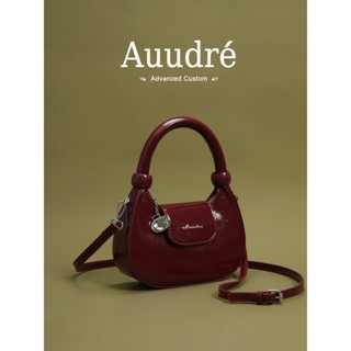 Auudre Cao Cấp Cảm Giác Tính Khí Túi Xách Màu Đỏ Nữ Thời Trang Đeo Chéo Túi Nhỏ