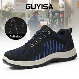 Giày bảo hộ GUYISA ESD Chống tĩnh điện trạm xăng chống va đập & chống xuyên 2036A 36-46