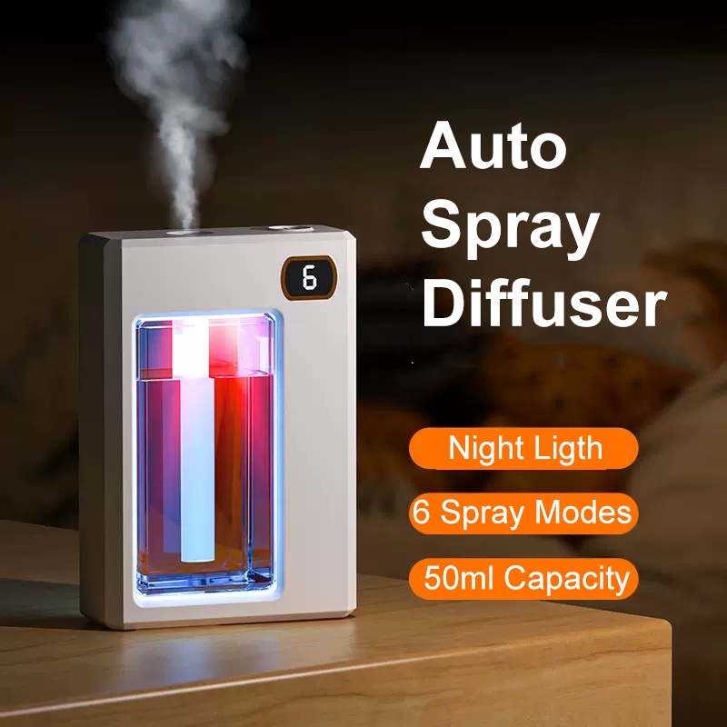 Máy khuếch tán hương thơm tự động Máy tạo độ ẩm không khí Máy tạo độ ẩm không khí Màn hình kỹ thuật số Máy làm mát tinh dầu