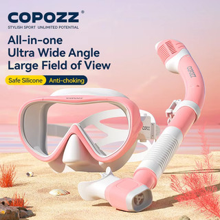 COPOZZ Mặt nạ và kính lặn chuyên nghiệp, bộ ống thở unisex dành cho người lớn