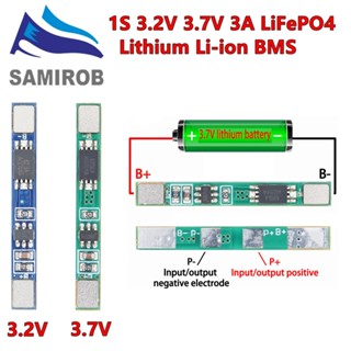 5 / 10 Chiếc 1S 3.2V 3.7V 3A LiFePO4 / Lithium Li-ion BMS Pcm Bảng Bảo Vệ Pin Pcm Cho 18650 32650 Bộ Pin