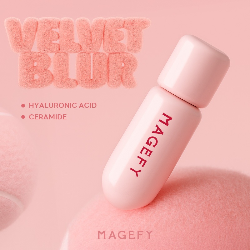 MAGEFY Son kem lì Cho Viền Môi Mờ Ảo, Nhung Mờ Bùn 10 Màu Nhẹ Mịn MF-L04 | BigBuy360 - bigbuy360.vn