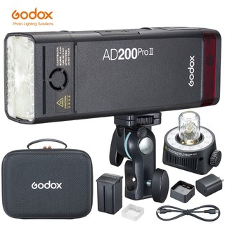 Godox AD200ProII AD200Pro II TTL 2.4G Camera Không Dây Bỏ Túi Flash Tương Thích Cho Nikon Canon Sony Fuji Olympus