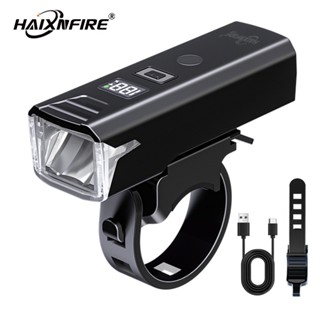  HaixnFire BL06 Đèn pha xe đạp LED 2000 lumens USB sạc Phụ tùng xe đạp Đèn cắm trại Đèn hậu 