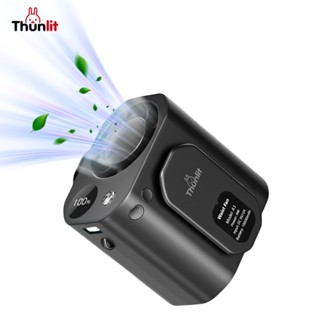 Quạt Làm Mát Eo Thunlit A1 10000mAh Mới Nâng Cấp Im Lặng Không Chổi Than Động Cơ Tốc Độ Cao Eo Quạt Kẹp Trên Đai Đeo Được 5 Tốc Độ Có Thể Điều Chỉnh Quạt Powerbank Di Động
