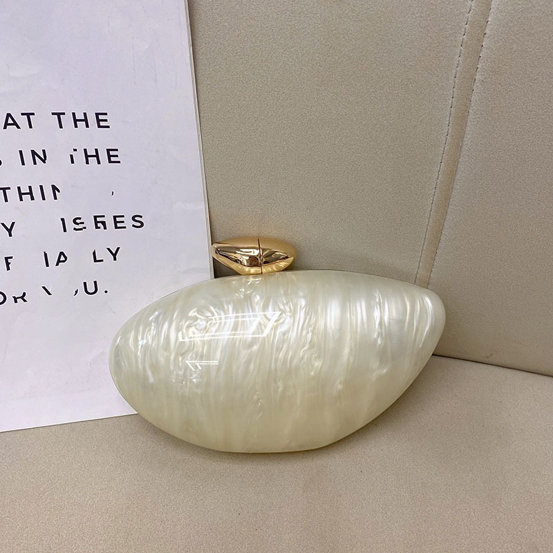 Túi trong suốt mới xu hướng thời trang nữ túi đựng bữa tối đơn giản bằng acrylic đạn