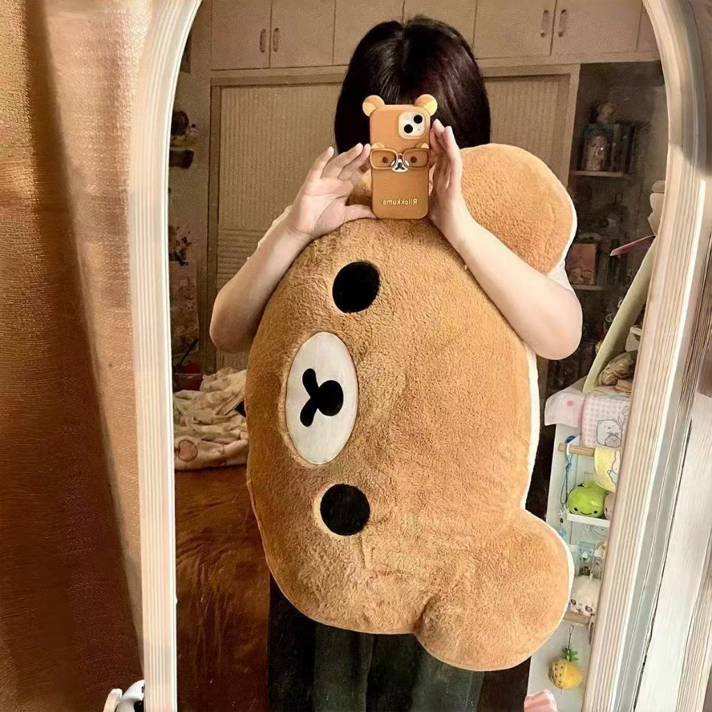 Kawaii Sang Trọng Rilakkuma Gối Búp Bê Gấu Nhồi Bông Rilakkuma Sofa Ôm Đệm Đồ Chơi Nhồi Bông Cho Trẻ