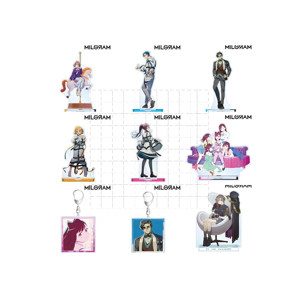Chân đế Acrylic MILGRAM - Mahiru Kazui Haruka Kotoko Yumeyu Anime Merch JP Vocaloid Project