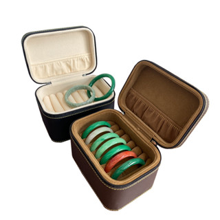 Hộp Đựng Trang Sức (Hộp Đựng Trang Phụ) Nhiều Quy Cách Và Màu Sắc Có Tay Cầm Tiện Dụng, Nhiều Ngăn Phân Tầng Ốp Da Bền Bỉm Mềm