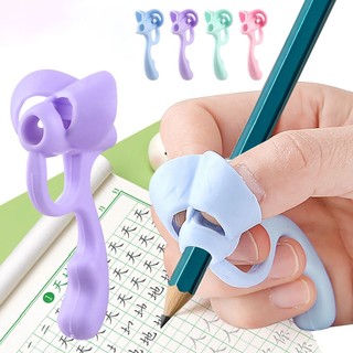 5 Ngón Tay Silicon Đựng Bút Chì Chắc Chắn Trẻ Em Viết Dụng Cụ Huấn Luyện Tư Thế Chỉnh Học Viết Cho Trẻ Em Bút Trường Văn Phòng Phẩm Vật Dụng Văn Phòng