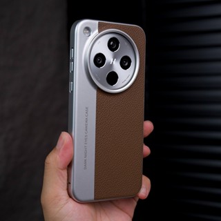 Dành Cho Oppo Find X8 Pro Thời Trang Sáng Tạo Máy Ảnh Da Mờ Mạ Pc Ốp Lưng Điện Thoại Oppo Findx8 Findx8pro Chống Rơi Toàn Bộ Vỏ Điện Thoại