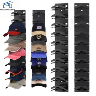 Dụng cụ sắp xếp mũ Giữ tối đa 10 mũ, Giá đỡ mũ treo tường có chất kết dính chắc chắn, Dụng cụ sắp xếp mũ bóng chày cho tủ quần áo cửa, Giá đỡ móc treo mũ nhiều lớp