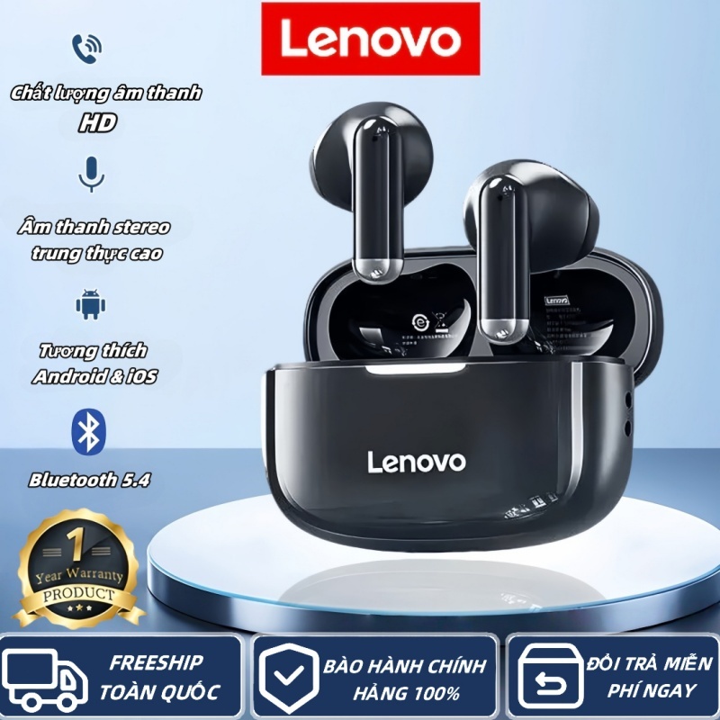 Lenovo EA110 Tai Nghe Bluetooth Pin Trâu Tai Nghe Không Dây Có Micrô Âm Thanh Nổi Siêu Kép Tai Nghe Chơi Game Thể Thao Bluetooth | BigBuy360 - bigbuy360.vn