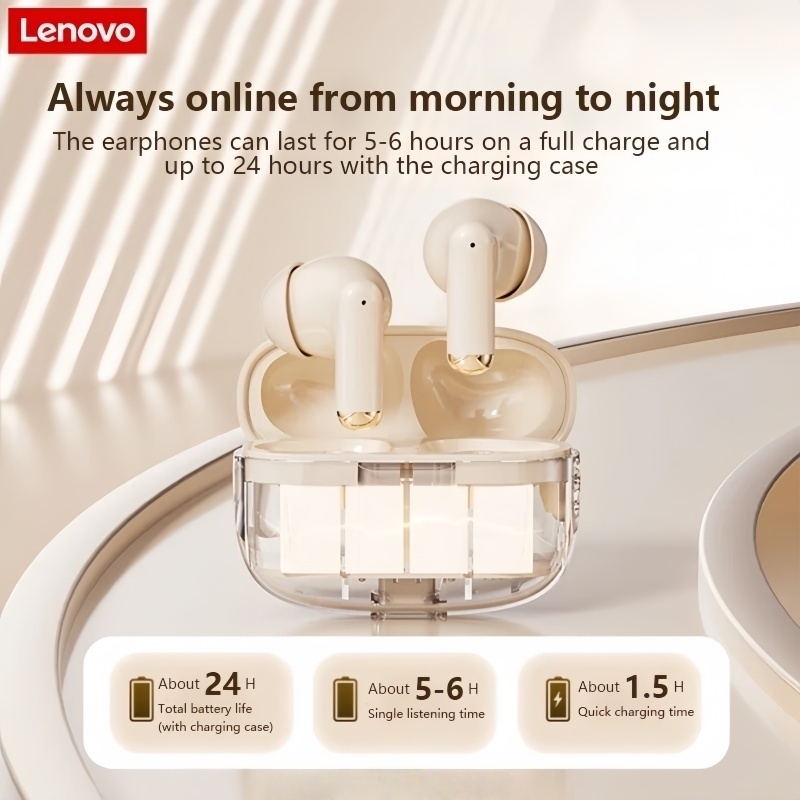 Lenovo EA110 Tai nghe Bluetooth 5.4 Độ trễ thấp Bản dịch hai chiều Biên bản cuộc họp | BigBuy360 - bigbuy360.vn