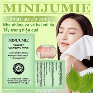 Minijumie® Khăn ướt tẩy trang chiết xuất quả bơ lau sạch nhanh chóng