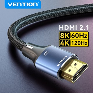Cáp HDMI Vention 8k 60Hz 48Gbps HDMI 2,1 Tốc Độ Cao tốc độ cao bằng hợp kim nhôm 4K 120Hz cho TV Xiaomi BOX