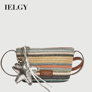 Túi rơm mùa hè IELGY Túi xô đeo chéo Niche thông thường