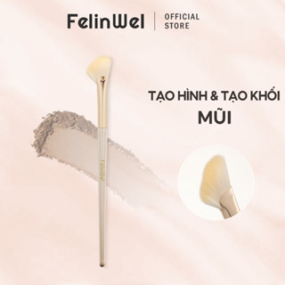 FelinWel - Cọ Trang Điểm Mũi & Mắt Chất Liệu Lông Tơ Nhân Tạo
