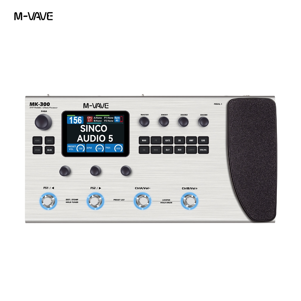 Bộ xử lý đa năng đàn Guitar M-VAVE MK 300 | Mô hình thần kinh ANN 120AMP / 360FX