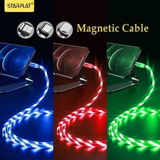 BKWHALE Cáp sạc từ Micro USB/Type C  Cáp phát sáng LED