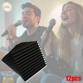 Kamemb 12 Tấm cách âm phòng thu tạo bọt cách âm Điều trị hấp thụ