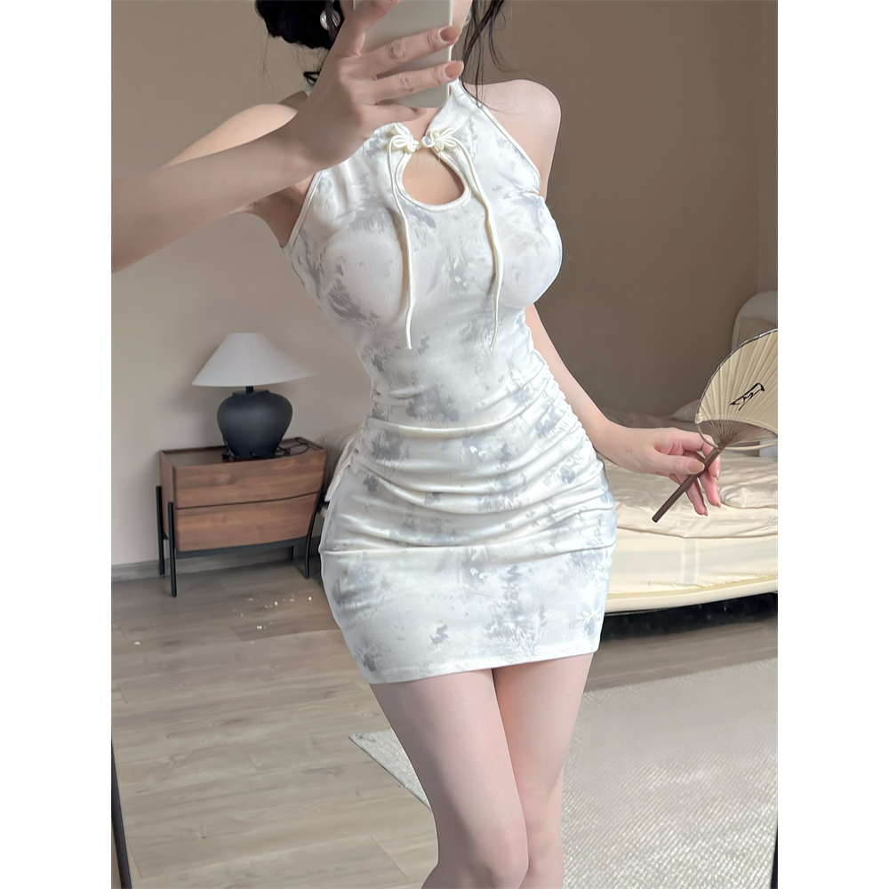 U Gonna S Dress Nữ Cải Tiến Sườn Xám Hiện Đại Không Tay Gợi Cảm Trên Đầu Gối Cổ Trung Quốc Thời Trang Thanh Lịch Bodycon 2025 Co Giãn Bữa Tối Đảng Plus Kích Thước | BigBuy360 - bigbuy360.vn