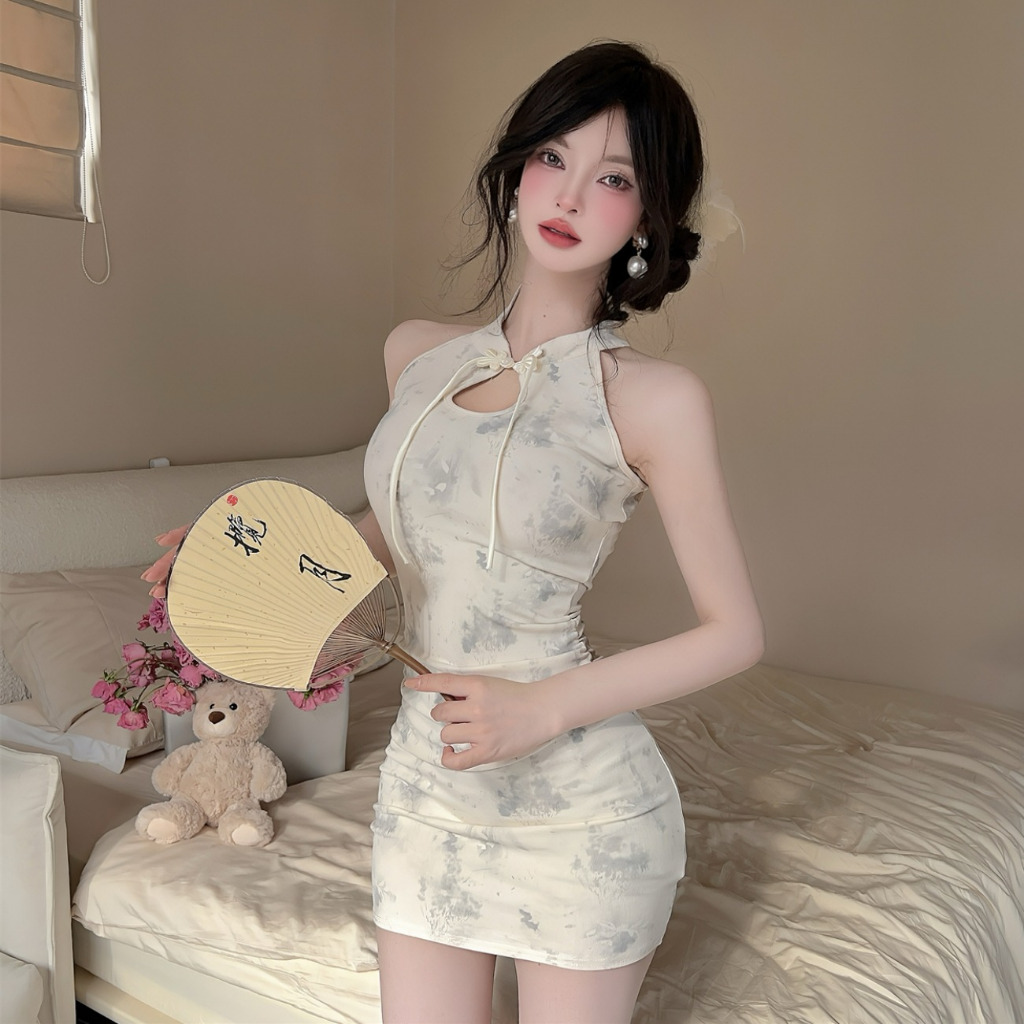 U Gonna S Dress Nữ Cải Tiến Sườn Xám Hiện Đại Không Tay Gợi Cảm Trên Đầu Gối Cổ Trung Quốc Thời Trang Thanh Lịch Bodycon 2025 Co Giãn Bữa Tối Đảng Plus Kích Thước | BigBuy360 - bigbuy360.vn