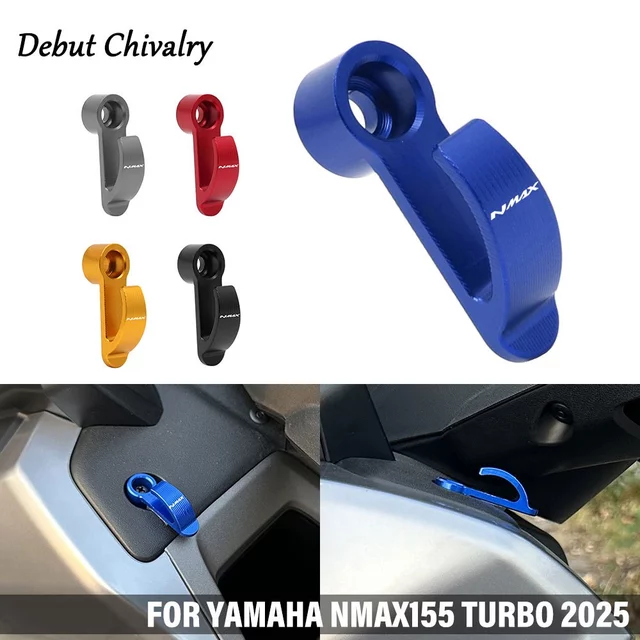 Phụ Kiện Xe Máy Cho YAMAHA Nmax TURBO NEO S TECH MAX 2025-2026 Full CNC Hợp Kim Nhôm Móc Hành Lý Móc Bảo Quản Móc