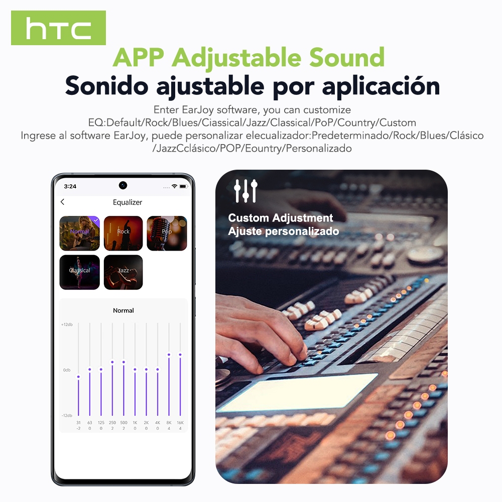 HTC NE54 AI Tai Nghe Dịch Thuật Bluetooth 6.0   Khử Ồn Thông Minh HIFI  Thiết Kế Tai Nghe Dẫn Truyền Xương  Chống Nước IPX5 Màn Hình Cảm Ứng LED | BigBuy360 - bigbuy360.vn