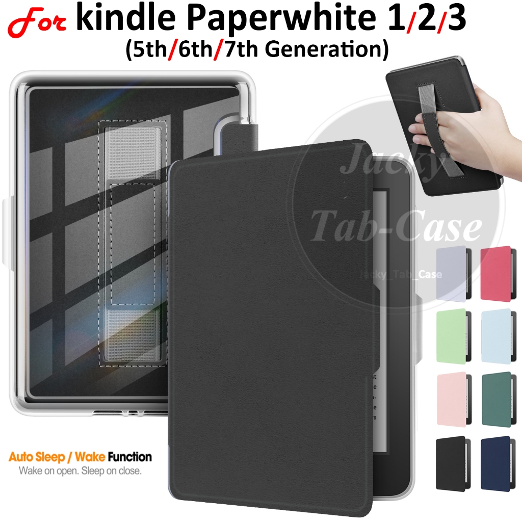 Ốp Lưng Acrylic Cầm Tay Cho Kindle DP75SDI EY21 Paperwhite 7th 6th 5th Thế Hệ 6 ", KPW 1 2 3 Flip Co