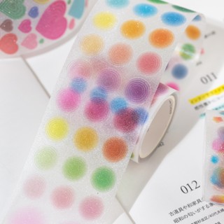 OHAYA | Bộ Tròn Đồng Tâm Họa Tiết Thú Cưng Chết-Cut Băng Ngôi Sao Tình Yêu Nhấp Nháy Băng Cát Phù Hợp Với Sổ Tay diy Trang Trí Thẻ Goo Miếng Dán