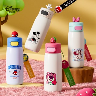  Disney Ly giữ nhiệt 600ml Uống thẳng bình nước giữ nhiệt inox 316 Học sinh cầm cốc giữ ấm 