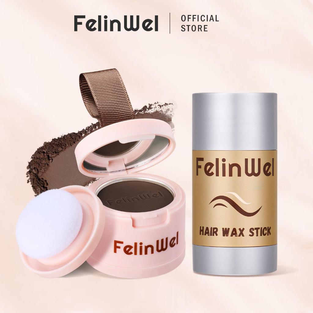 Felinwel - Bộ kiểu tóc, Que sáp tóc + Bột bóng tóc