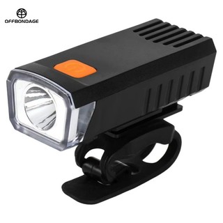  OFFBONDAGE✅【Vận chuyển địa phương ✅Đèn xe đạp sạc USB mới đèn pha sáng để đi đêm 3 chế độ ánh sáng đèn cảnh báo chống nước thiết bị xe đạp 