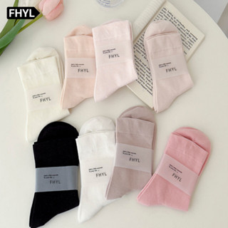 【Hà Nội  FHYL Tất Cotton  Màu TRơn Co Giãn Thoáng Khí Mềm Mại THấm Hút Mồ Hôi Nhiều Màu Dễ Phối Đồ Phong Cách Hàn Quốc Cho Nam Nữ