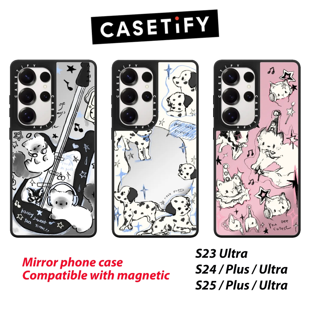 Music Animal City casetify case Samsung mirror phone case for Samsung Galaxy S25Ultra compatible S24