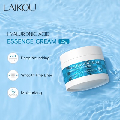 Kem Dưỡng Da Mặt Laikou Dẫn Xuất Axit Hyaluronic Dưỡng Ẩm Sâu Trì Hoãn Quá Trình Lão Hóa Da 25g