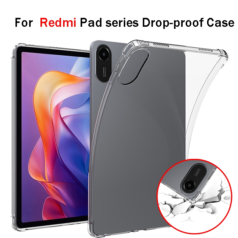 Dành Cho Redmi Pad2 Pad 2 Pro2025 Pad SE 11 SE 8.7 Pad Pro Poco Pad 12.1 Máy Tính Bảng Silicon Mềm T