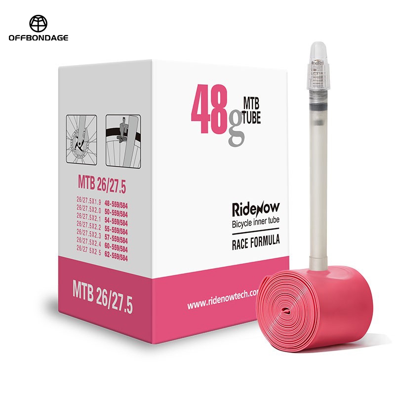 OFFBONDAGE Lốp Xe Đạp Siêu Nhẹ Bằng Ruột Xe Đạp TPU SV45mm 27.5 / 26 Inches X 1.9-2.5 62g Săm Xe Đạp