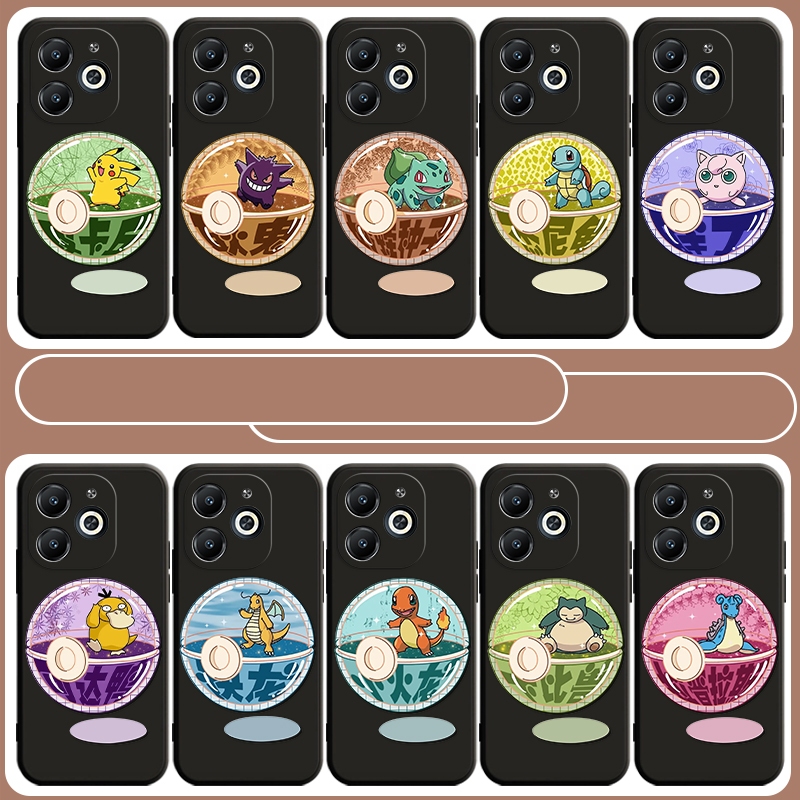 Ốp Lưng Cho ITEL P36 P37 P38 VISION 2S 3 RS4 2 PLUS PRO PokeMMO TPU Matte Case Bìa Mềm