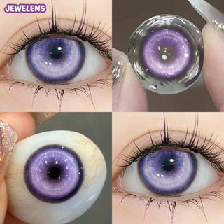 Jewelens Cosplay Màu Kính Áp tròng Halloween Anime Softlens Koi Tím Học sinh
